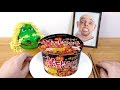 Spicy Korean Fire Noodle MUKBANG Kluna Tik Style Dinner ASMR Eating Sounds 