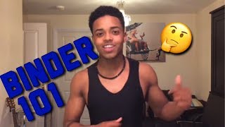 HOW TO PUT ON A BINDER?!