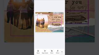 Aesthetic Scrapbook Design in Canva | A Big Hug for You from Far Away 💌 #design