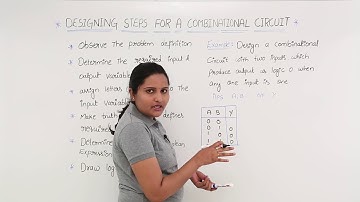 Designing Steps for a Combinational Circuit
