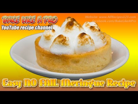 Easy NO FAIL Meringue Recipe By BakeLikeAPro