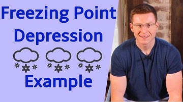 Freezing Point Depression With Example Problem