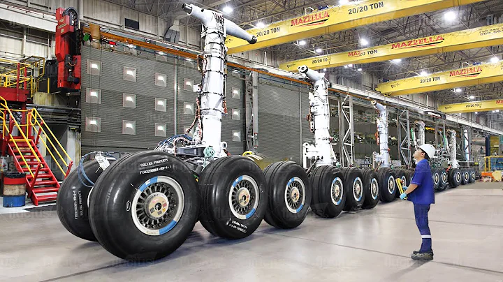 Inside Gigantic Airbus Landing Gear Manufacturing Assembly Line