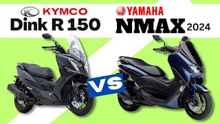 Kymco Dink r150 vs Yamaha NMAX 2024 | Side by Side Comparison | Specs & Price | 2023 Philippines