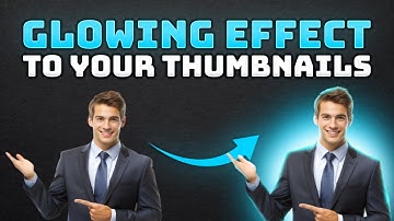 How to Create a Glowing Effect for Thumbnails in Photopea | Easiest way | Photopea