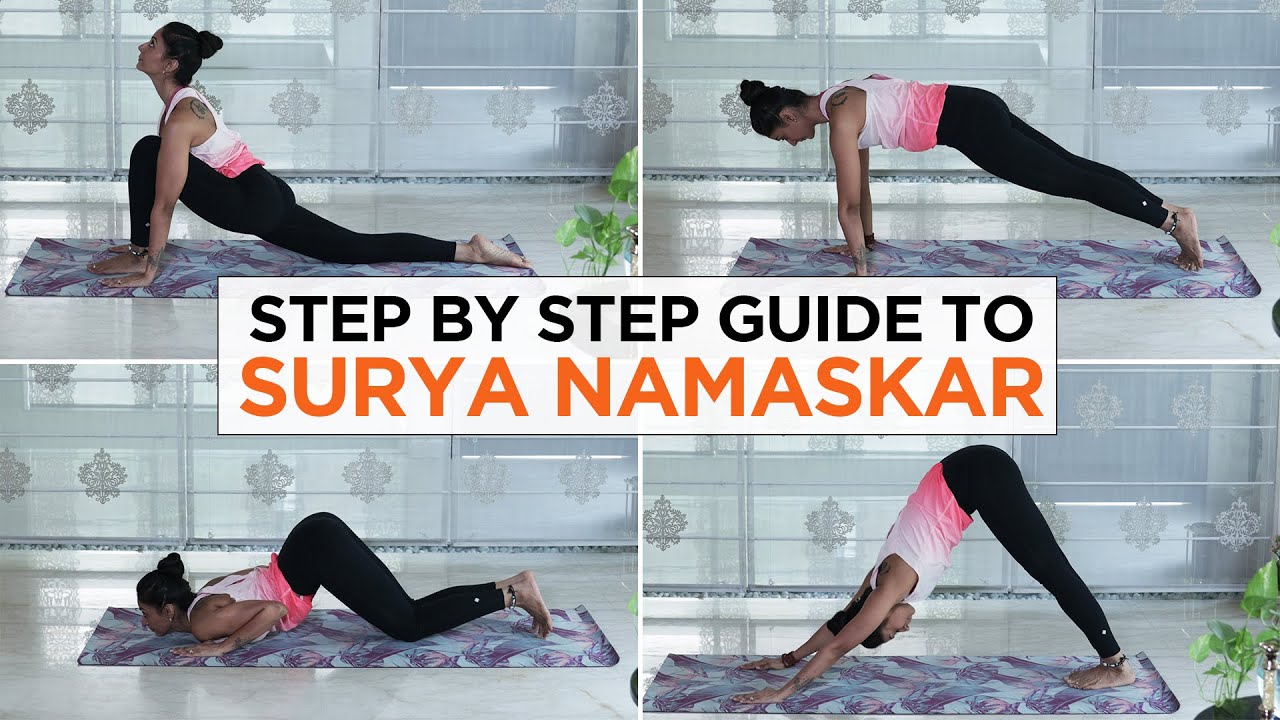 Sun Salutation | Detailed Instructions to the 12 Poses of Surya Namaskar |  Daily yoga routine, Yoga postures, Morning yoga routine