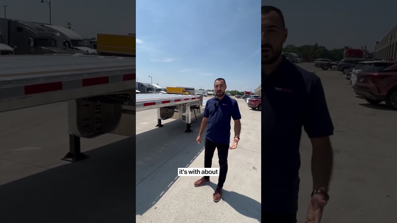 This step deck designs can cut down on tare weight by 1,800 lbs. 