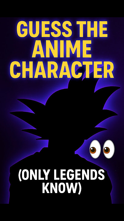✅ “Guess the Anime Character 👀 (Only Legends Know!)”|#shorts #quiz #trivia
