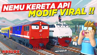 NEMU LOKOMOTIF KERETA API BB304 MODIF MATA VIRAL ADA STASIUN BARU !! ROLEPLAY GAME KAI - Roblox