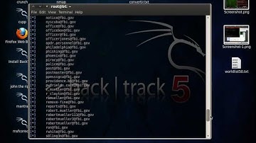 Backtrack 5 R3 emails collector with metasploit
