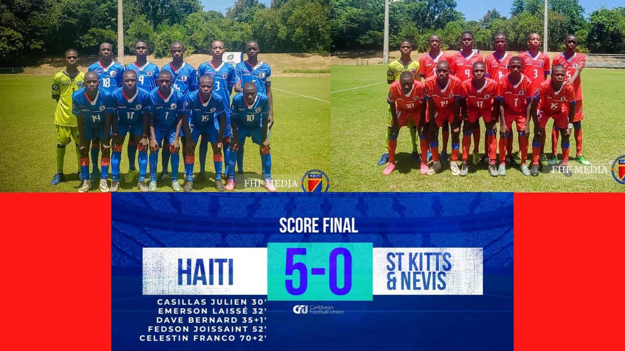 REVIV HAITI U14 VS ST KITS NEVIS 50 YouTube