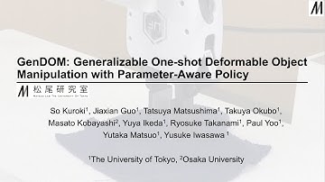 GenDOM: Generalizable One-shot Deformable Object Manipulation (ICRA2024)