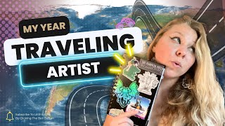 Where I Traveled In A Year: The Life of a Traveling Artist - Told Through Stickers