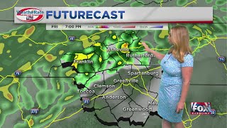Some clouds today, warm temps