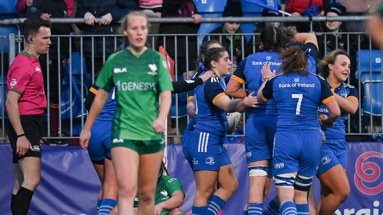 𝐔𝐧𝐢𝐪𝐮𝐞 𝐭𝐫𝐲 𝐚𝐧𝐠𝐥𝐞 🔥🔥🔥 Leinster Rugby women v Connacht Rugby women 7 January 2023