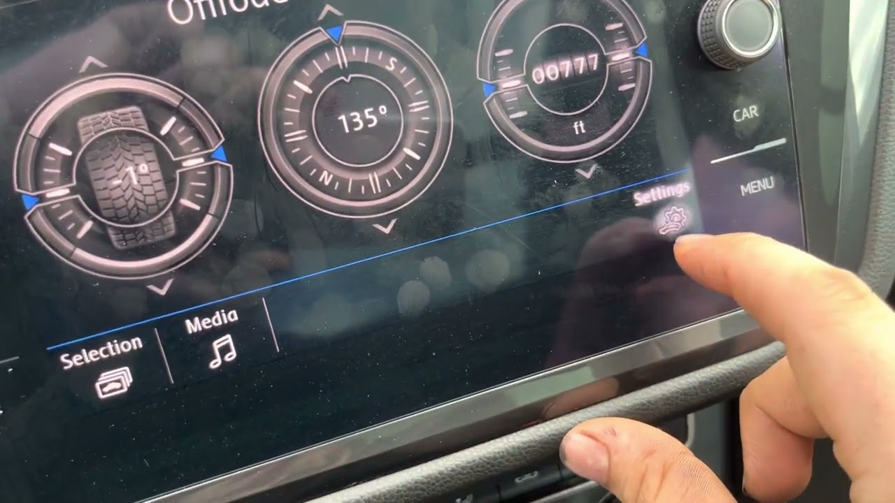 2019 Volkswagen Tiguan Tire Light/TPMS Reset - YouTube
