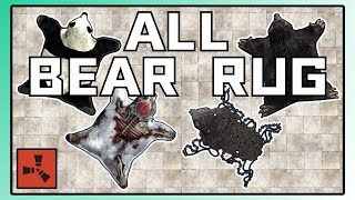 Rust All Bear Rug Skins Full Showcase