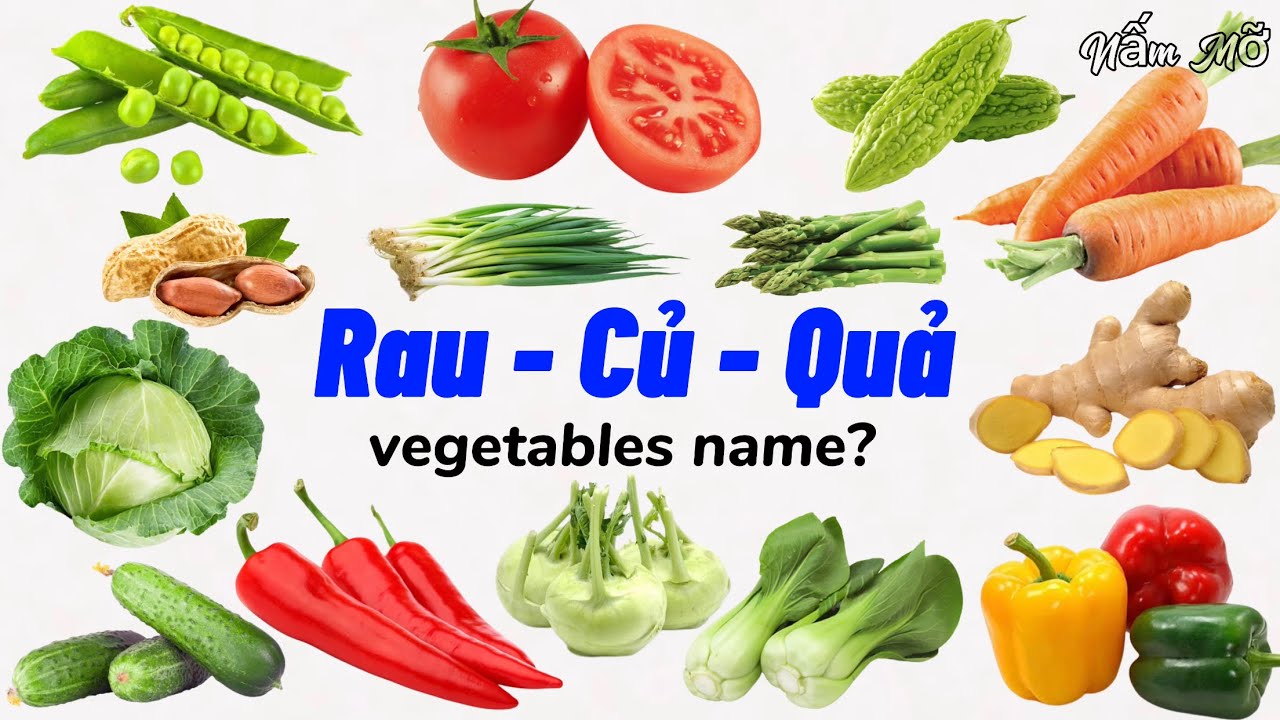Vegetables Name? Rau - Củ - Quả Gì Đây? Dạy bé nói song ngữ các loại ...