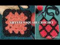 Grannys square tutorial   crochet square motif  antrang creations
