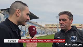 3 Gennaio 2026 - Serie D Martina, Laterza Acerrana Squadra Viva, Bisogna Approcciare Bene
