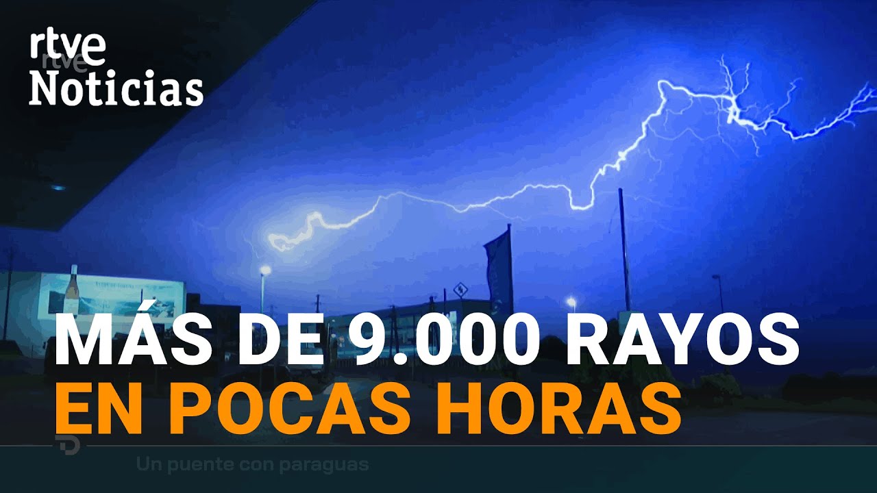 PUENTE DE MAYO: AVISO NARANJA por tormentas en CASTILLA-LA MANCHA , C. VALENCIANA y ARAGÓN | RTVE