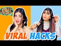 Testing Amazing VIRAL HACKS Ft. Samreen Ali | Mahjabeen Ali
