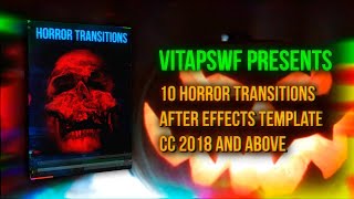 Halloween Horror Transitions After Effects Templates