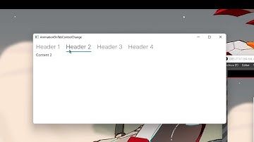 Animation for Avalonia TabControl on Change