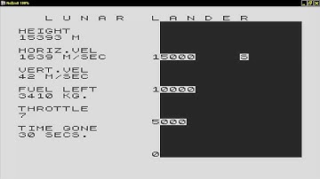 Lunar Lander ANOTHER 19xx SINCLAIR ZX80 ZX 80 ZX81 ZX 81 Science of Cambridge Ltd
