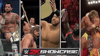 WWE 2K15 All Showcase Cutscenes in One Video !!!