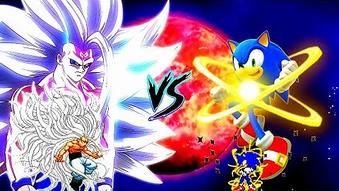 Goku SSJ Infinity Ultra Instinct OP VS Sonic Chaos V3 RN OP (all form) in Jump Force Mugen