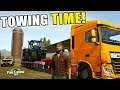 PURE FARMING 2018 | TOWING MIDNIGHT JCB | FIRST TIME PLAYING