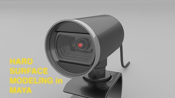 Camera Hard Surface Modeling in Maya with a Simple Rig