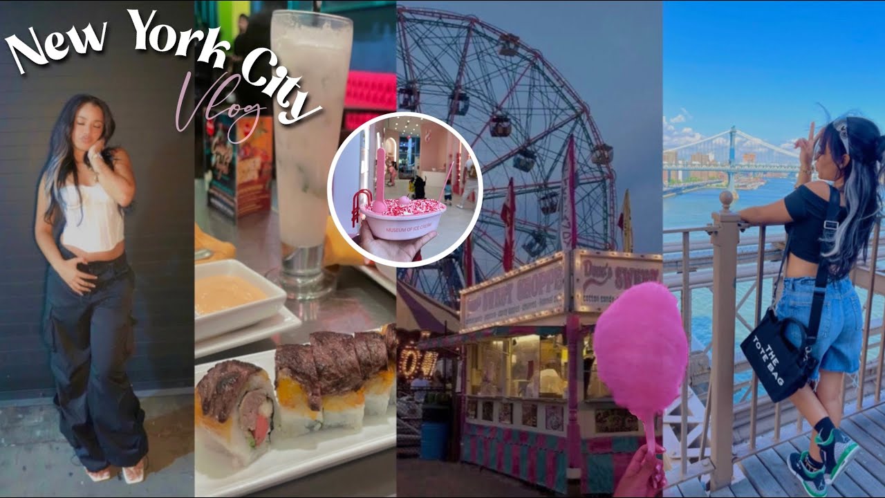 Lost Files:New York City Vlog | Brooklyn Bridge, Coney Island, Museum of Ice Cream, Good Eats & more