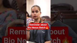 NEET 2027 | INFORMATION ABOUT | BIONEXUS ONLINE BATCH | Dr. S.P. Singh Sir #neet_2027