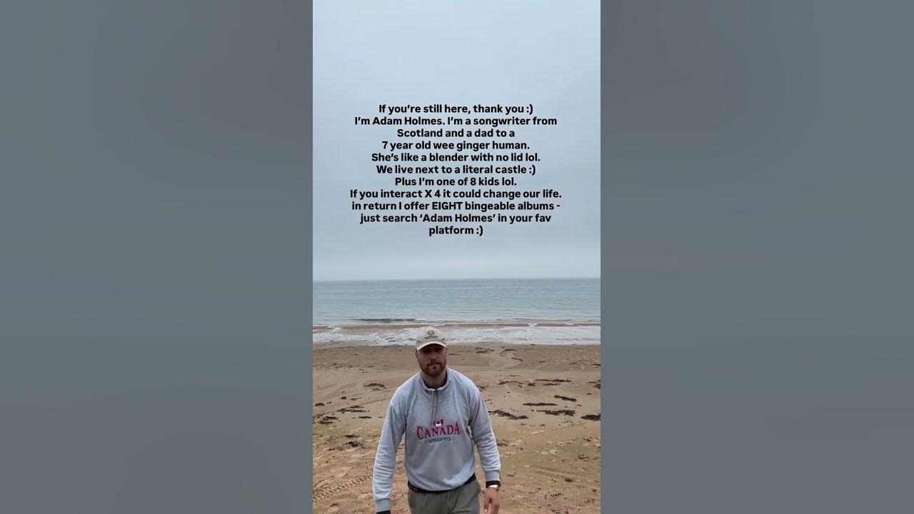 A songwriter from Edinburgh - my name is Adam Holmes #songwriter #independentartist