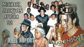Michael Jackson in AFRICA || RARE African Footage 1992