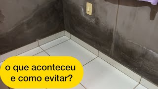 O que aconteceu e como evitar isso na parede