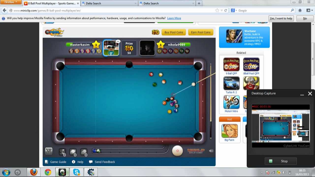 miniclip 8-ball pool aimbot cheat! works 100% - 