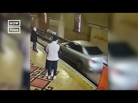 Confused Driver Winds Up on Train Tracks in Istanbul #Shorts