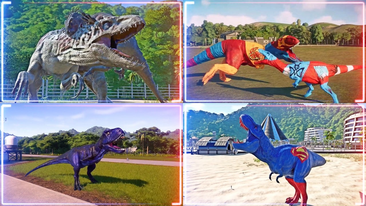 Superhero Dinosaurs Dominate | T-Rex vs Spinosaurus vs Spider-Man 🦖🔥