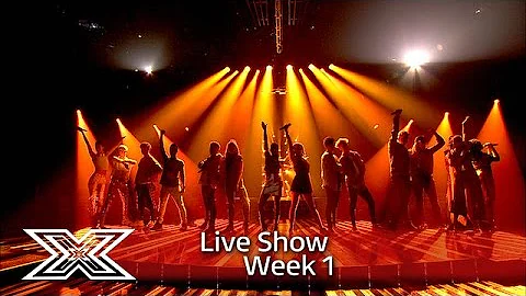 The Contestants sing Fleur East's Sax | Results Show | The X Factor UK 2016