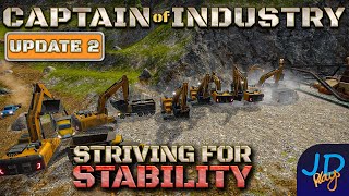 Striving for Stability 🚛 Captain of Industry Update 2 🚜 Ep14 👷 Lets Play, Walkthrough