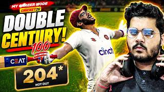 I Scored My First Ever Double Century! 😱💯 | Cricket 26 My Career Mode