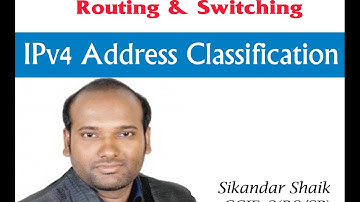 IPv4 Address Classification - Video By Sikandar Shaik || Dual CCIE (RS/SP) # 35012