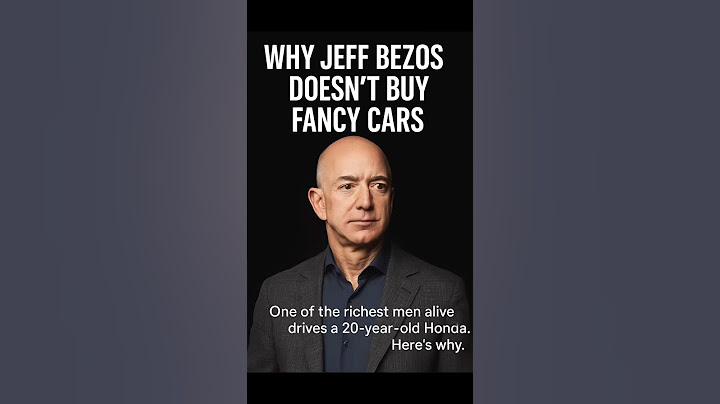 Why Jeff Bezos doesn’t buy fancy cars🏎️ #shorts #viralshorts