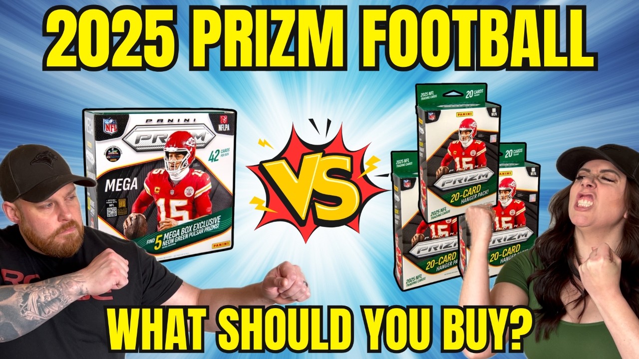 HANGERS vs MEGA… Which Is ACTUALLY Worth It in 2025 Prizm Football?! 💰