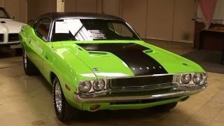 1970 Dodge Challenger 440 V8 Sublime Green Mopar Muscle Car 1970 Dodge Challenger Green