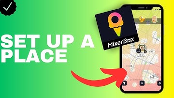 How to set up a place in the MixerBox app?
