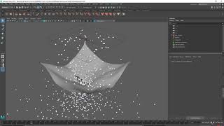 VFX Experiments - Cloth Particle Interaction